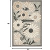 image:imageNourison Home Aloha Blue Grey 53 x 75 Area Rug  Easy Clean Non Shedding Bed Room Living Room Dining Room Kitchen 5 x 8Beige