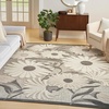 image:imageNourison Home Aloha Blue Grey 53 x 75 Area Rug  Easy Clean Non Shedding Bed Room Living Room Dining Room Kitchen 5 x 8Beige