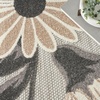 image:imageNourison Home Aloha Blue Grey 53 x 75 Area Rug  Easy Clean Non Shedding Bed Room Living Room Dining Room Kitchen 5 x 8Beige
