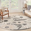 image:imageNourison Home Aloha Blue Grey 53 x 75 Area Rug  Easy Clean Non Shedding Bed Room Living Room Dining Room Kitchen 5 x 8Beige