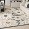 image:imageNourison Home Aloha Blue Grey 53 x 75 Area Rug  Easy Clean Non Shedding Bed Room Living Room Dining Room Kitchen 5 x 8Beige