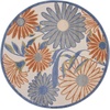 image:imageNourison Home Aloha Blue Grey 53 x 75 Area Rug  Easy Clean Non Shedding Bed Room Living Room Dining Room Kitchen 5 x 8Beige Multicolor