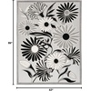 image:imageNourison Home Aloha Blue Grey 53 x 75 Area Rug  Easy Clean Non Shedding Bed Room Living Room Dining Room Kitchen 5 x 8Black White