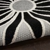 image:imageNourison Home Aloha Blue Grey 53 x 75 Area Rug  Easy Clean Non Shedding Bed Room Living Room Dining Room Kitchen 5 x 8Black White