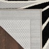image:imageNourison Home Aloha Blue Grey 53 x 75 Area Rug  Easy Clean Non Shedding Bed Room Living Room Dining Room Kitchen 5 x 8Black White