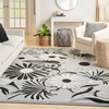 image:imageNourison Home Aloha Blue Grey 53 x 75 Area Rug  Easy Clean Non Shedding Bed Room Living Room Dining Room Kitchen 5 x 8Black White
