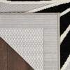 image:imageNourison Home Aloha Blue Grey 53 x 75 Area Rug  Easy Clean Non Shedding Bed Room Living Room Dining Room Kitchen 5 x 8Black White