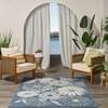 image:imageNourison Home Aloha Blue Grey 53 x 75 Area Rug  Easy Clean Non Shedding Bed Room Living Room Dining Room Kitchen 5 x 8Blue
