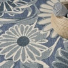 image:imageNourison Home Aloha Blue Grey 53 x 75 Area Rug  Easy Clean Non Shedding Bed Room Living Room Dining Room Kitchen 5 x 8Blue