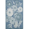 image:imageNourison Home Aloha Blue Grey 53 x 75 Area Rug  Easy Clean Non Shedding Bed Room Living Room Dining Room Kitchen 5 x 8Blue