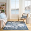 image:imageNourison Home Aloha Blue Grey 53 x 75 Area Rug  Easy Clean Non Shedding Bed Room Living Room Dining Room Kitchen 5 x 8Blue