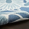 image:imageNourison Home Aloha Blue Grey 53 x 75 Area Rug  Easy Clean Non Shedding Bed Room Living Room Dining Room Kitchen 5 x 8Blue