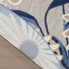 image:imageNourison Home Aloha Blue Grey 53 x 75 Area Rug  Easy Clean Non Shedding Bed Room Living Room Dining Room Kitchen 5 x 8Blue Grey