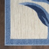 image:imageNourison Home Aloha Blue Grey 53 x 75 Area Rug  Easy Clean Non Shedding Bed Room Living Room Dining Room Kitchen 5 x 8Blue Grey
