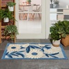 image:imageNourison Home Aloha Blue Grey 53 x 75 Area Rug  Easy Clean Non Shedding Bed Room Living Room Dining Room Kitchen 5 x 8Blue Grey