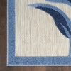 image:imageNourison Home Aloha Blue Grey 53 x 75 Area Rug  Easy Clean Non Shedding Bed Room Living Room Dining Room Kitchen 5 x 8Blue Grey