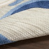 image:imageNourison Home Aloha Blue Grey 53 x 75 Area Rug  Easy Clean Non Shedding Bed Room Living Room Dining Room Kitchen 5 x 8Blue Grey
