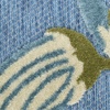 image:imageNourison Home Aloha Blue Grey 53 x 75 Area Rug  Easy Clean Non Shedding Bed Room Living Room Dining Room Kitchen 5 x 8Blue Sage