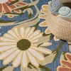 image:imageNourison Home Aloha Blue Grey 53 x 75 Area Rug  Easy Clean Non Shedding Bed Room Living Room Dining Room Kitchen 5 x 8Blue Sage