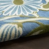 image:imageNourison Home Aloha Blue Grey 53 x 75 Area Rug  Easy Clean Non Shedding Bed Room Living Room Dining Room Kitchen 5 x 8Blue Sage