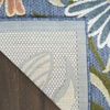 image:imageNourison Home Aloha Blue Grey 53 x 75 Area Rug  Easy Clean Non Shedding Bed Room Living Room Dining Room Kitchen 5 x 8Blue Sage