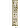 image:imageNourison Home Aloha Blue Grey 53 x 75 Area Rug  Easy Clean Non Shedding Bed Room Living Room Dining Room Kitchen 5 x 8Ivory Green