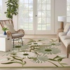 image:imageNourison Home Aloha Blue Grey 53 x 75 Area Rug  Easy Clean Non Shedding Bed Room Living Room Dining Room Kitchen 5 x 8Ivory Green