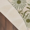 image:imageNourison Home Aloha Blue Grey 53 x 75 Area Rug  Easy Clean Non Shedding Bed Room Living Room Dining Room Kitchen 5 x 8Ivory Green