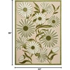 image:imageNourison Home Aloha Blue Grey 53 x 75 Area Rug  Easy Clean Non Shedding Bed Room Living Room Dining Room Kitchen 5 x 8Ivory Green