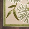 image:imageNourison Home Aloha Blue Grey 53 x 75 Area Rug  Easy Clean Non Shedding Bed Room Living Room Dining Room Kitchen 5 x 8Ivory Green