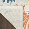 image:imageNourison Home Aloha Blue Grey 53 x 75 Area Rug  Easy Clean Non Shedding Bed Room Living Room Dining Room Kitchen 5 x 8Ivory Rose
