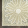image:imageNourison Home Aloha Blue Grey 53 x 75 Area Rug  Easy Clean Non Shedding Bed Room Living Room Dining Room Kitchen 5 x 8Ivory Sage