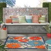 image:imageNourison Home Aloha Blue Grey 53 x 75 Area Rug  Easy Clean Non Shedding Bed Room Living Room Dining Room Kitchen 5 x 8Multi Color