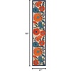 image:imageNourison Home Aloha Blue Grey 53 x 75 Area Rug  Easy Clean Non Shedding Bed Room Living Room Dining Room Kitchen 5 x 8Multi Color