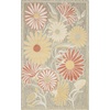 image:imageNourison Home Aloha Blue Grey 53 x 75 Area Rug  Easy Clean Non Shedding Bed Room Living Room Dining Room Kitchen 5 x 8Sage Rose