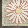 image:imageNourison Home Aloha Blue Grey 53 x 75 Area Rug  Easy Clean Non Shedding Bed Room Living Room Dining Room Kitchen 5 x 8Sage Rose