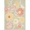 image:imageNourison Home Aloha Blue Grey 53 x 75 Area Rug  Easy Clean Non Shedding Bed Room Living Room Dining Room Kitchen 5 x 8Sage Rose