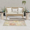image:imageNourison Home Aloha Blue Grey 53 x 75 Area Rug  Easy Clean Non Shedding Bed Room Living Room Dining Room Kitchen 5 x 8Sage Rose