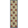 image:imageNourison Home Aloha Blue Multicolor 4 x Round Area Rug  Easy Clean Non Shedding Bed Room Living Room Dining Room Kitchen 4 x RoundBlueMulticolor