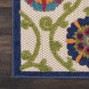 image:imageNourison Home Aloha Blue Multicolor 4 x Round Area Rug  Easy Clean Non Shedding Bed Room Living Room Dining Room Kitchen 4 x RoundBlueMulticolor