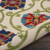 image:imageNourison Home Aloha Blue Multicolor 4 x Round Area Rug  Easy Clean Non Shedding Bed Room Living Room Dining Room Kitchen 4 x RoundBlueMulticolor
