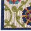 image:imageNourison Home Aloha Blue Multicolor 4 x Round Area Rug  Easy Clean Non Shedding Bed Room Living Room Dining Room Kitchen 4 x RoundBlueMulticolor