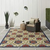 image:imageNourison Home Aloha Blue Multicolor 4 x Round Area Rug  Easy Clean Non Shedding Bed Room Living Room Dining Room Kitchen 4 x RoundBlueMulticolor