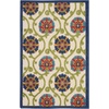image:imageNourison Home Aloha Blue Multicolor 4 x Round Area Rug  Easy Clean Non Shedding Bed Room Living Room Dining Room Kitchen 4 x RoundBlueMulticolor
