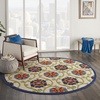 image:imageNourison Home Aloha Blue Multicolor 4 x Round Area Rug  Easy Clean Non Shedding Bed Room Living Room Dining Room Kitchen 4 x RoundBlueMulticolor