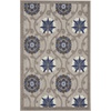 image:imageNourison Home Aloha Blue Multicolor 4 x Round Area Rug  Easy Clean Non Shedding Bed Room Living Room Dining Room Kitchen 4 x RoundGreyBlue