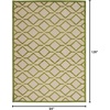image:imageNourison Home Aloha Green 710 x 106 Area Rug  Easy Clean Non Shedding Bed Room Living Room Dining Room Kitchen 8 x 11Green