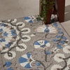 image:imageNourison Home Aloha Grey Multicolor 2 x 3 Area Rug  Easy Clean Non Shedding Bed Room Living Room Dining Room Kitchen 2 x 3