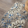 image:imageNourison Home Aloha Grey Multicolor 2 x 3 Area Rug  Easy Clean Non Shedding Bed Room Living Room Dining Room Kitchen 2 x 3