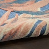 image:imageNourison Home Aloha Ivory Blue 53 x 75 Area Rug  Easy Clean Non Shedding Bed Room Living Room Dining Room Kitchen 5 x 8Blue Rose